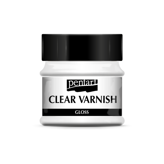 Clear varnish solvent-based gloss 50 ml